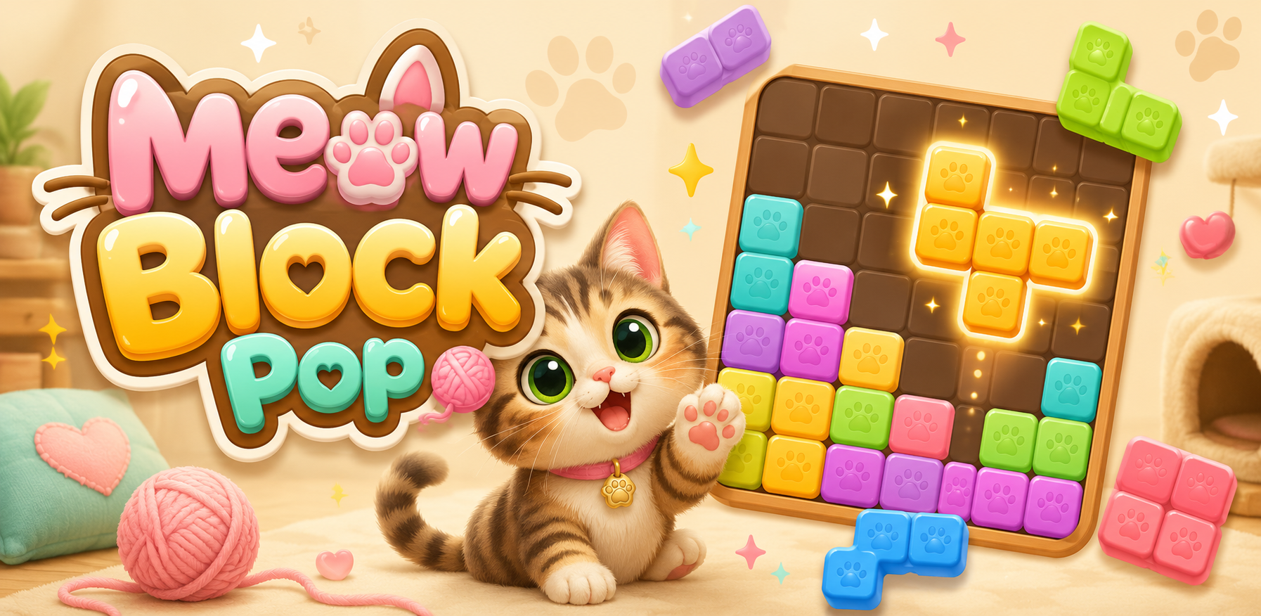 Meow Block Pop